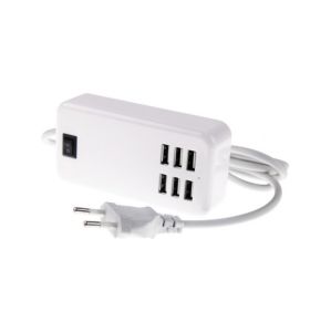 6 Port Multi USB HighQ Fast Charger for Samsung Galaxy J1 2016 4.5 inch