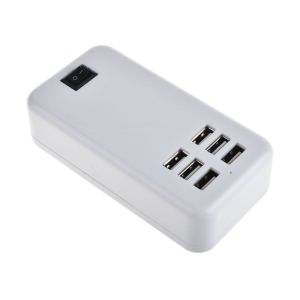 6 Port Multi USB HighQ Fast Charger for Lenovo K3 Note