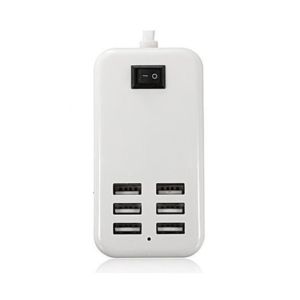 6 Port Multi USB HighQ Fast Charger for Nokia C1 Plus